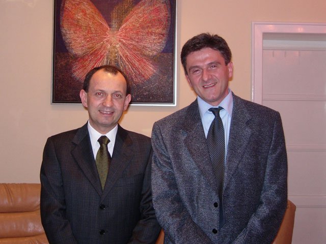 Prof. Z. Arnež u posjeti "Centru za plastičnu hirurgiju Berberović", Maj 2006 godine